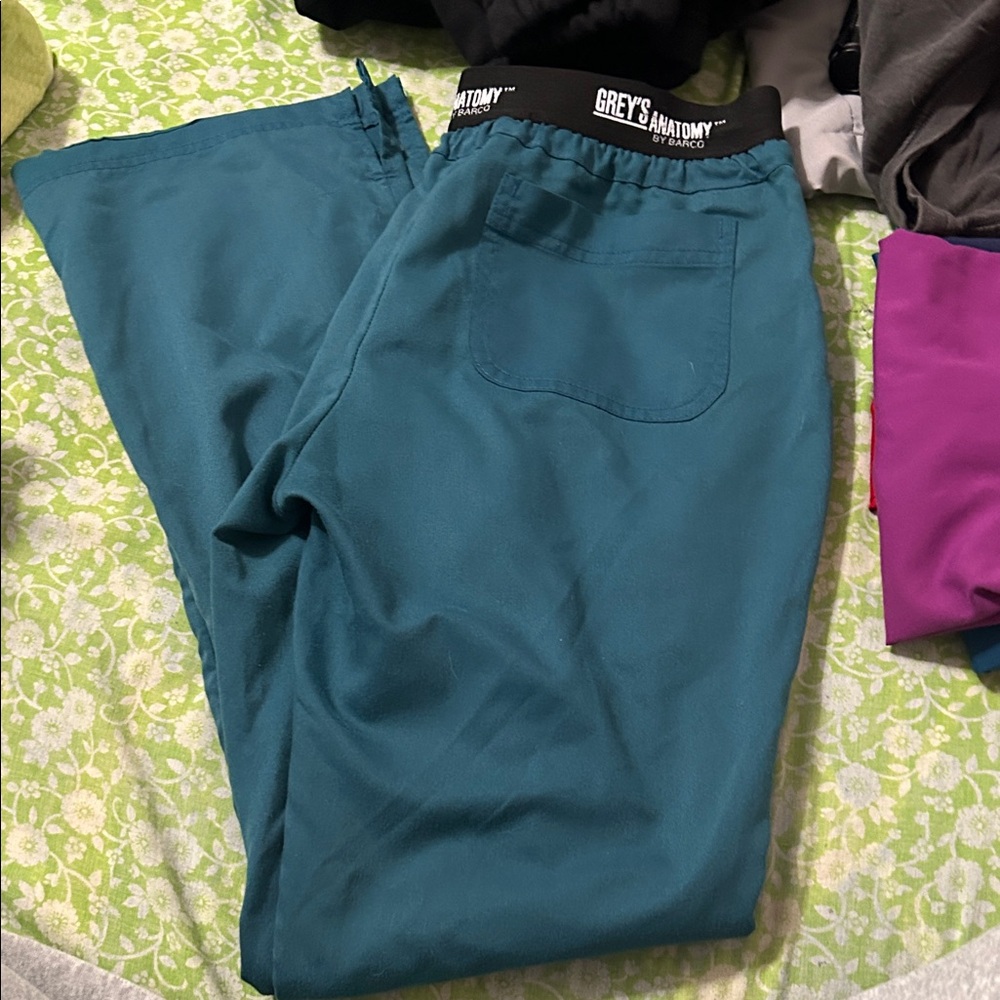 Grey's Anatomy Turquoise Scrub Pants
